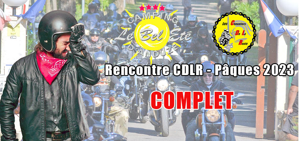 Pâques 2023 - 9ème rencontre Cévennes Moto Tour / Camping le Bel Eté